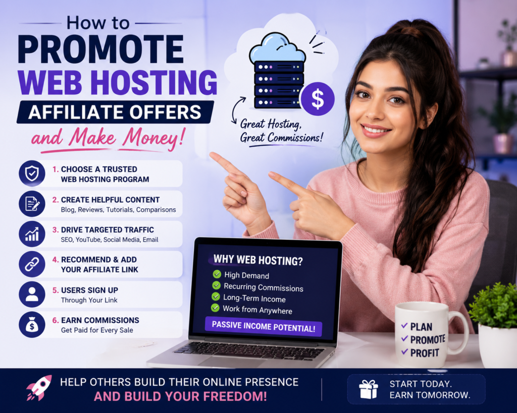 How to Promote Web Hosting Affiliate Offers and Make Money