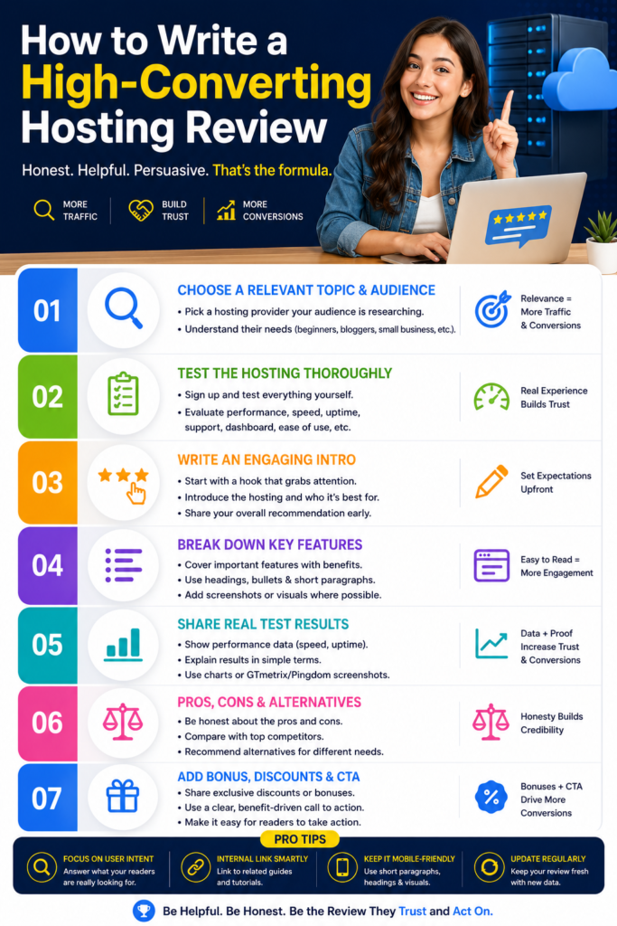 How to Write a High-Converting Hosting Review